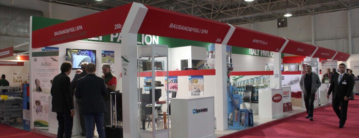Italy Pavillion at Iranplast Exhibition