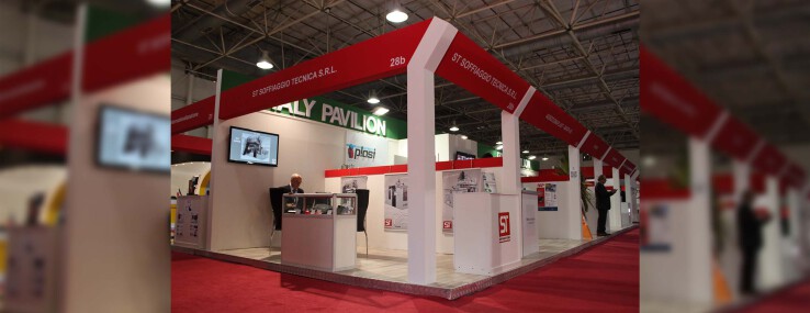 Italy Pavillion at Iranplast Exhibition